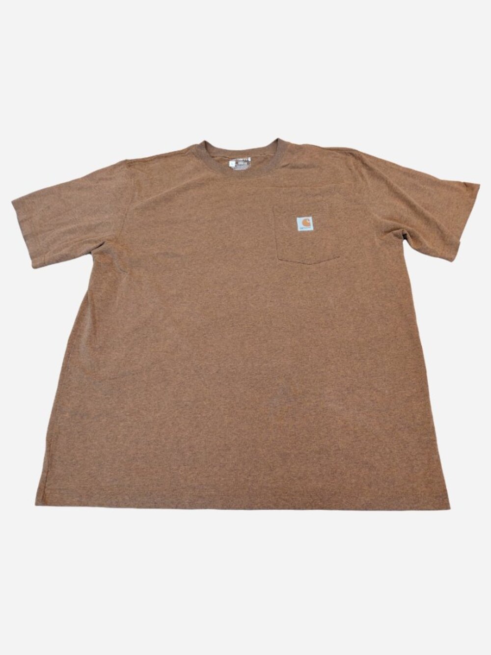 Carhartt Men's Large K87 Loose Fit Heavyweight Short-Sleeve Pocket T-Shirt